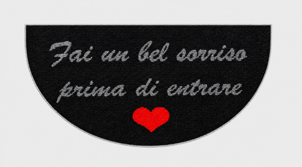 Zerbino Fai un bel sorriso prima di entrare