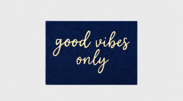 Zerbino "Good vibes only"